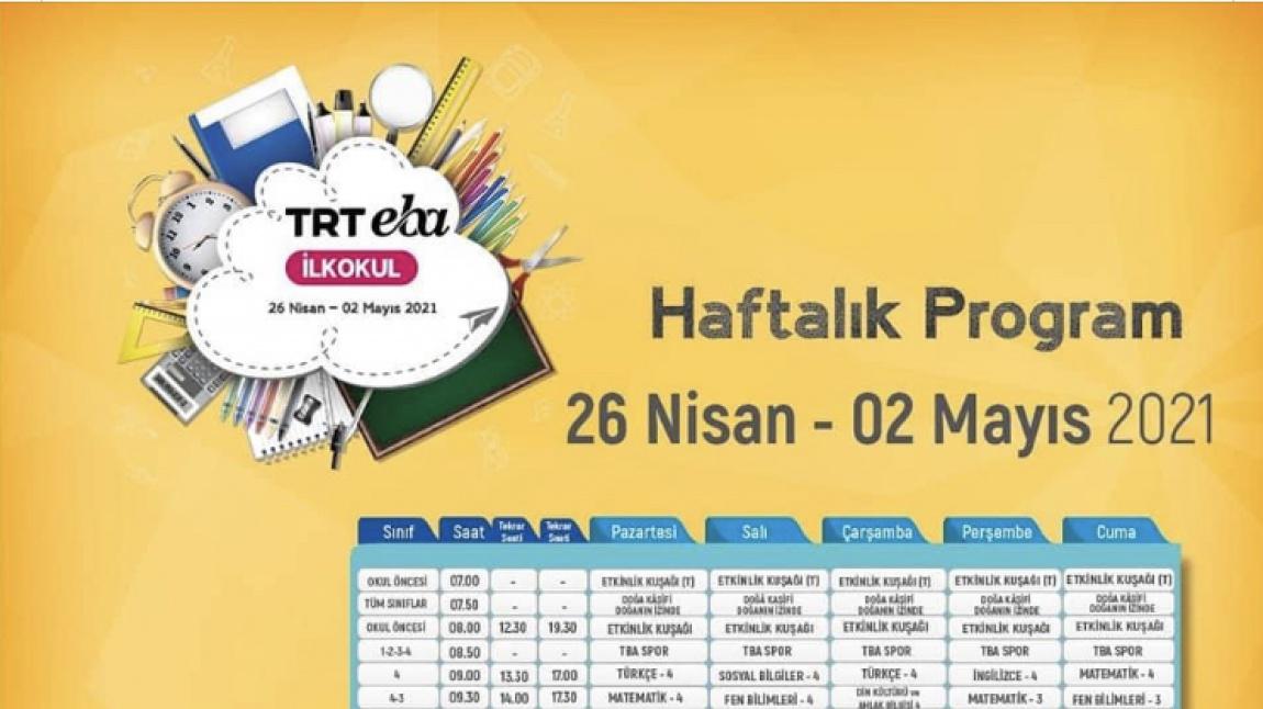 TRT EBA TV YENİ HAFTA PROGRAMI 