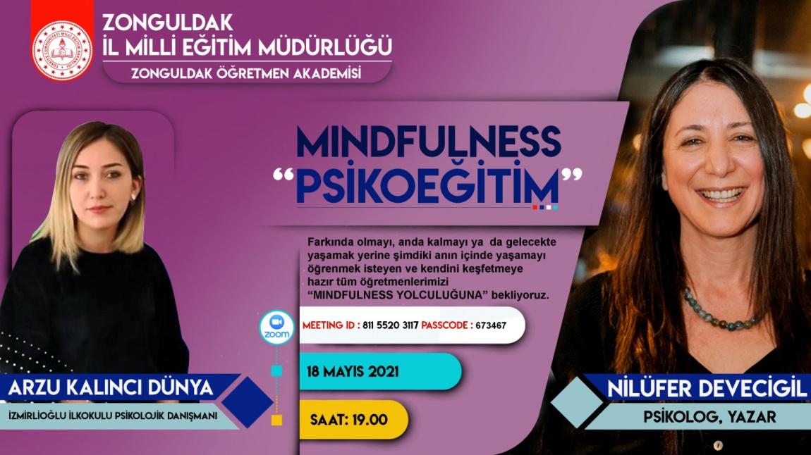 Zonguldak Milli Eğitim Müdürlüğünce Öğretmenlere ''Mindfulness Psikoeğitim'' Semineri Verildi